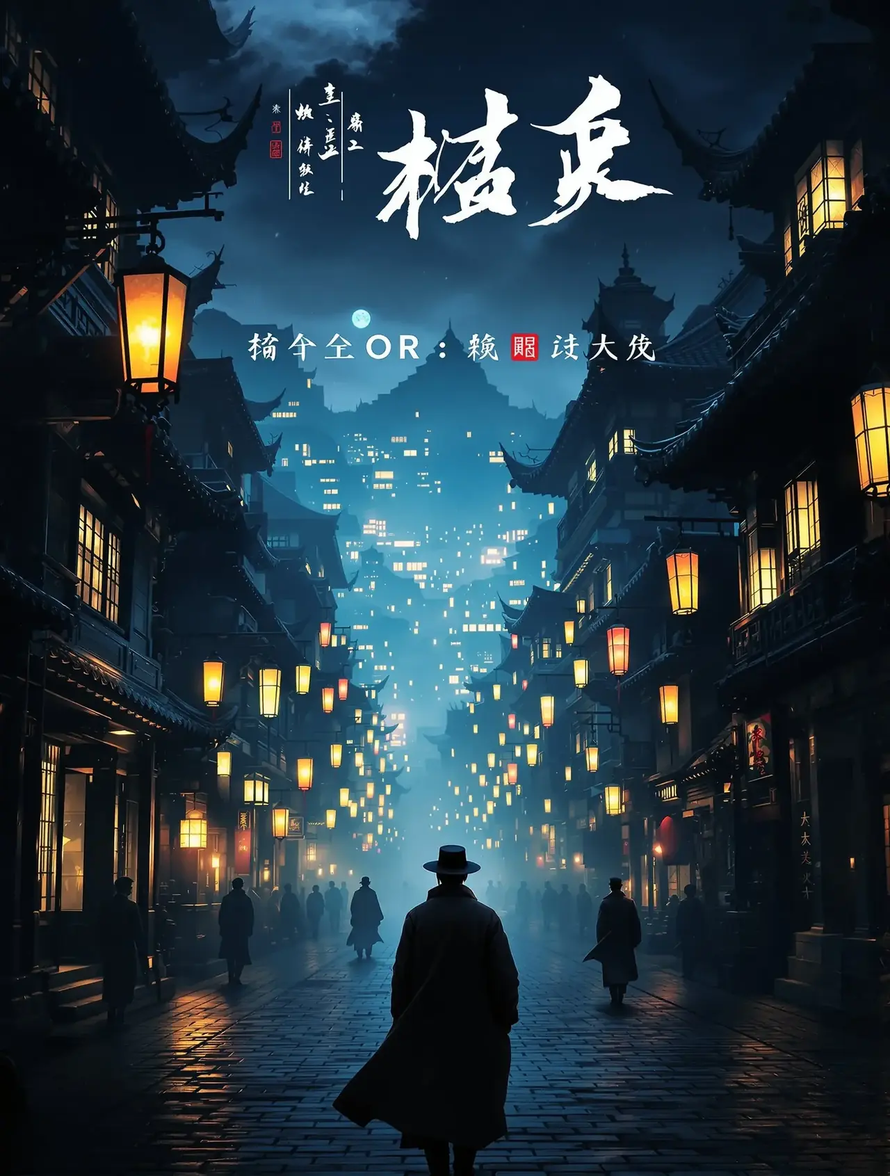 短剧全集《长安夜行录》封面，悬疑题材短剧海报