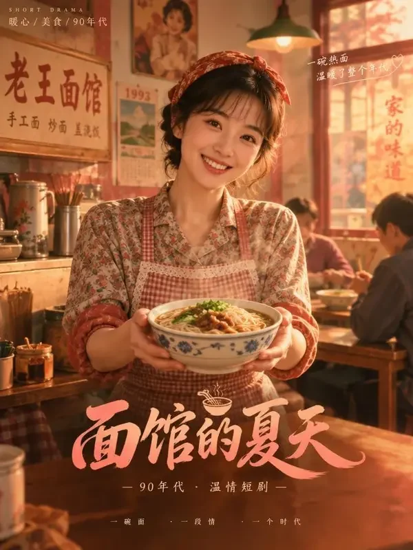 短剧全集《南天韩语》封面，都市情感题材短剧海报