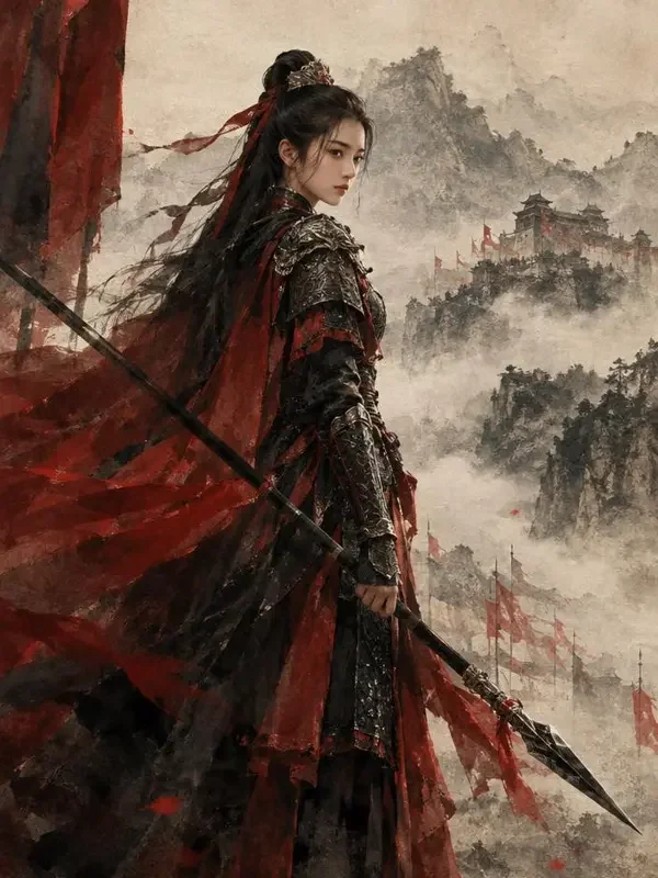 短剧全集完结短剧《南国锦书》封面，古装题材